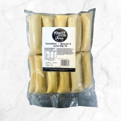 Cannelloni Spinach & Lentil 80g