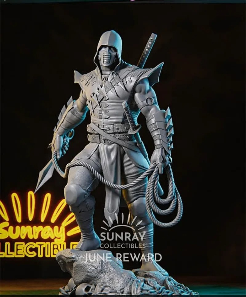 1/24 Resin Figure Model Kit Game Character Miniature Sculpture