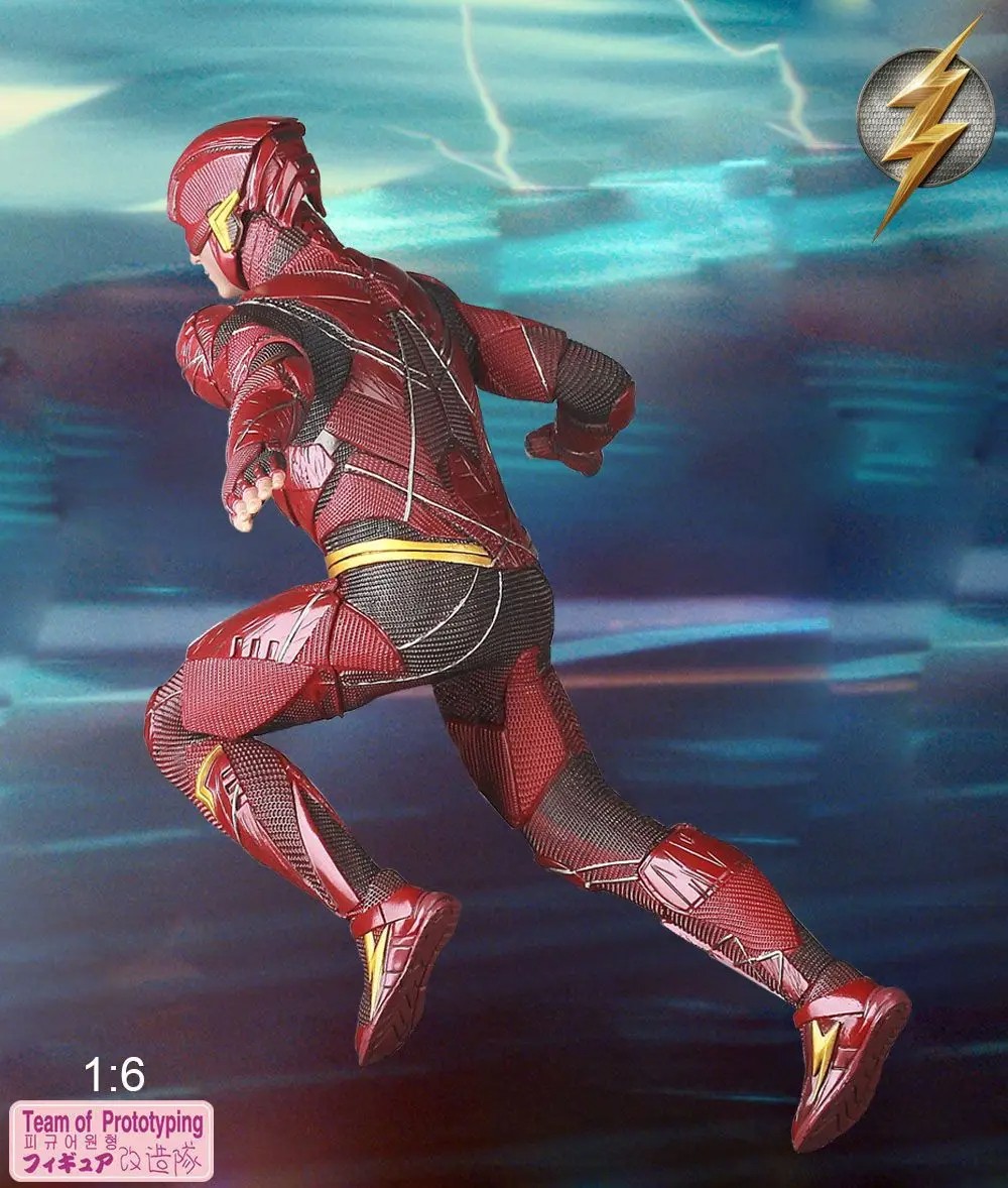 Team of Prototyping Flash Super Hero 30cm Statue PVC Action Figure Collectible Model Toys