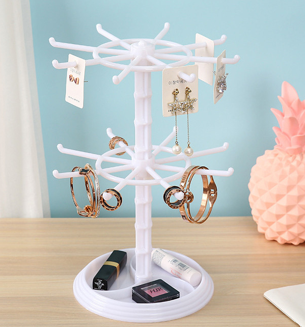 Rotating Earring Storage Rack Display Rack For Women's Earrings
