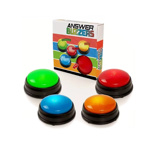 Answer Buzzers for Game Shows 4pcs