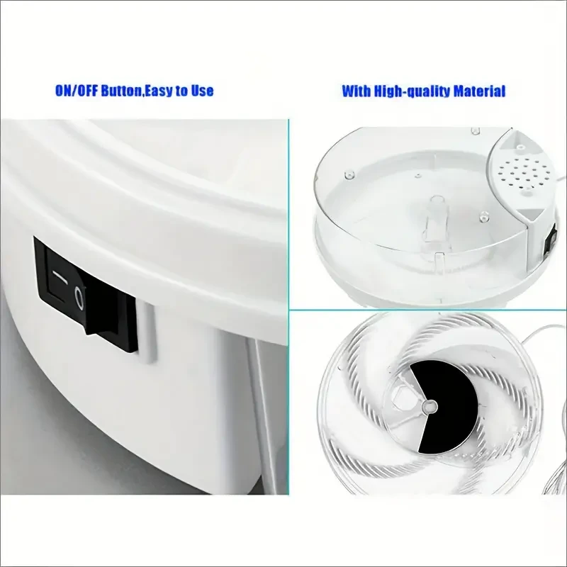 Fly Trap Electric Device - USB-Powered Insect Killer with Trapping Food