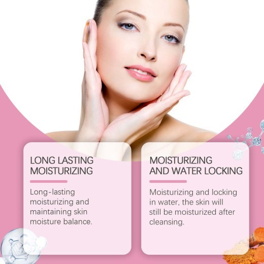 Kojic Acid Turmeric Mousse Facial Cleanser Moisturizing