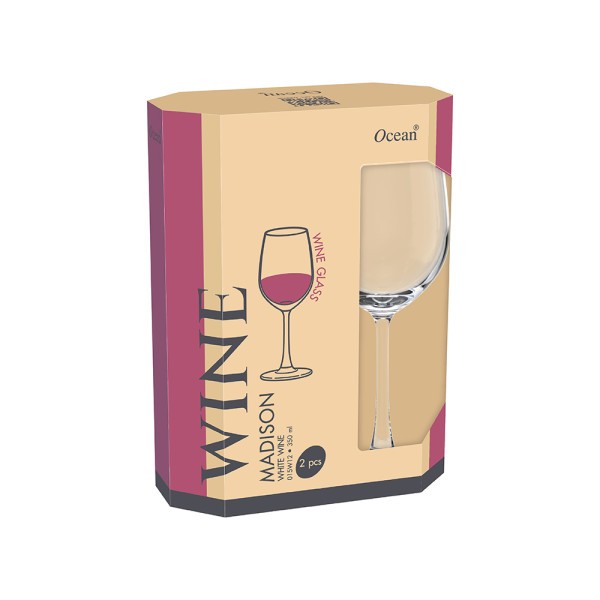 Eco Madison White Wine Glass 350ml - Set 2 - Ocean