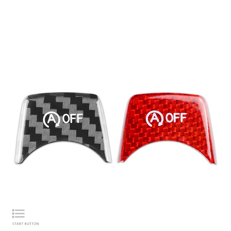 F30F31F32F33 Carbon Fiber Button Modified Stickers