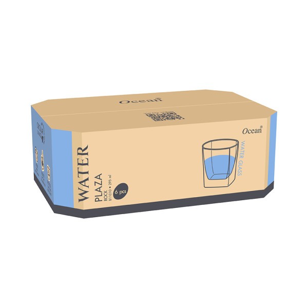 Plaza Rock 295 ml - Set 6  - Ocean