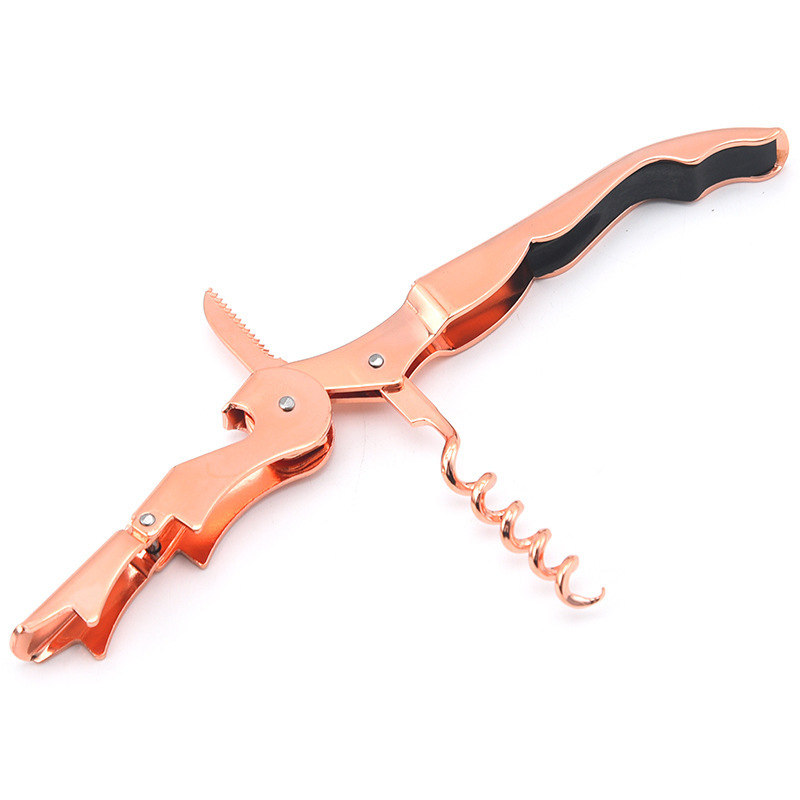 Rose Gold Carbon Steel Plating Bottle Opener