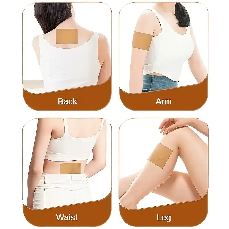 100pcs Ginger & Mugwort Moxibustion Patches