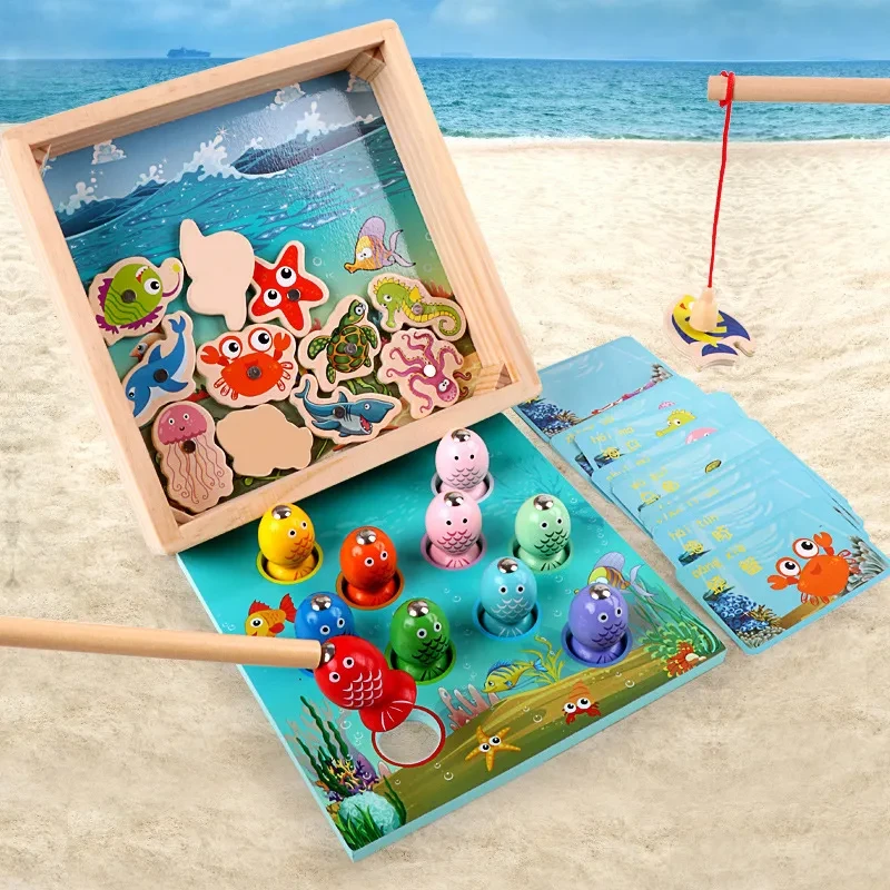 Early education ocean fishing game toy