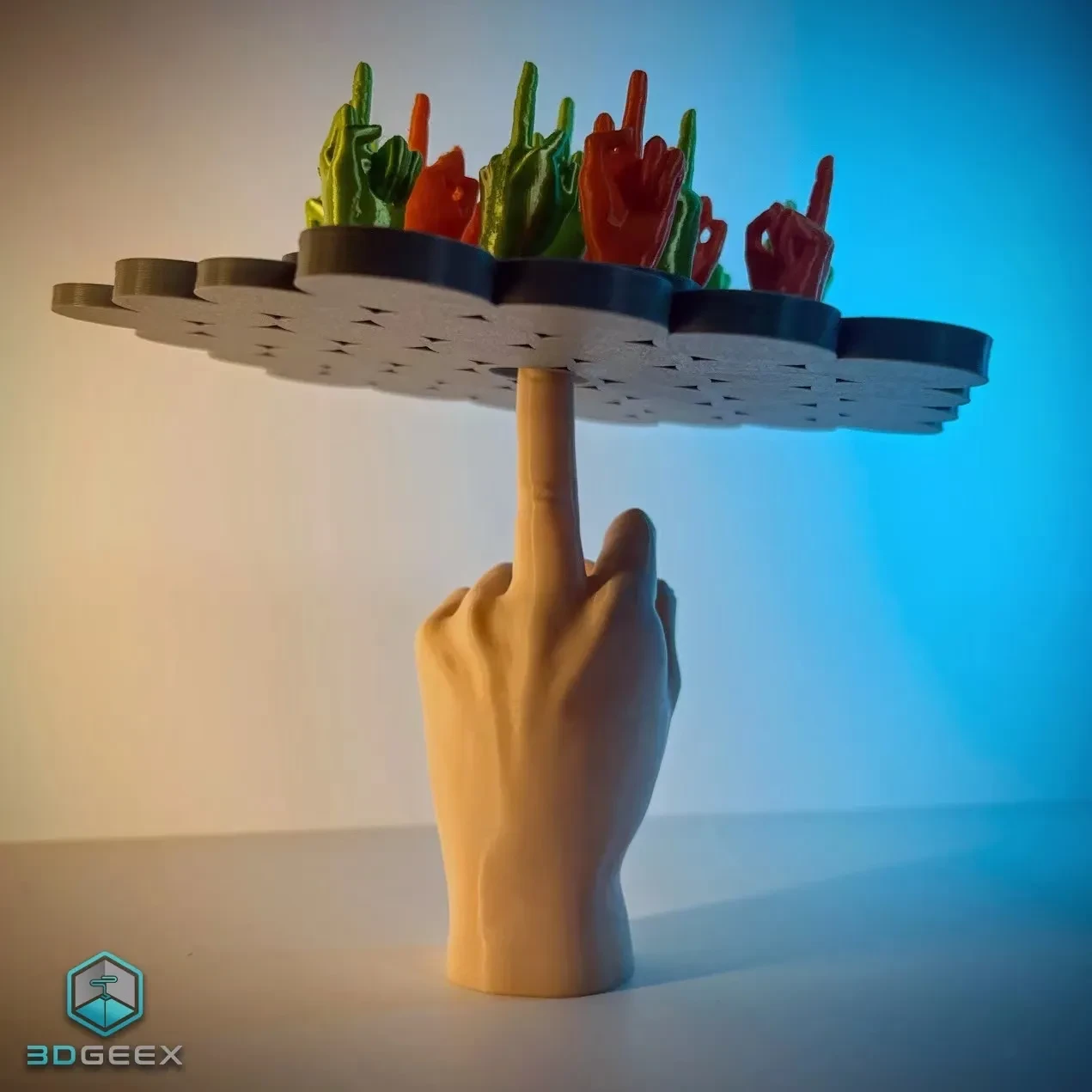 Middle Finger Balance Game