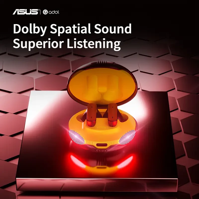 ASUS Wireless Earbuds  Semi-Open-Back Design