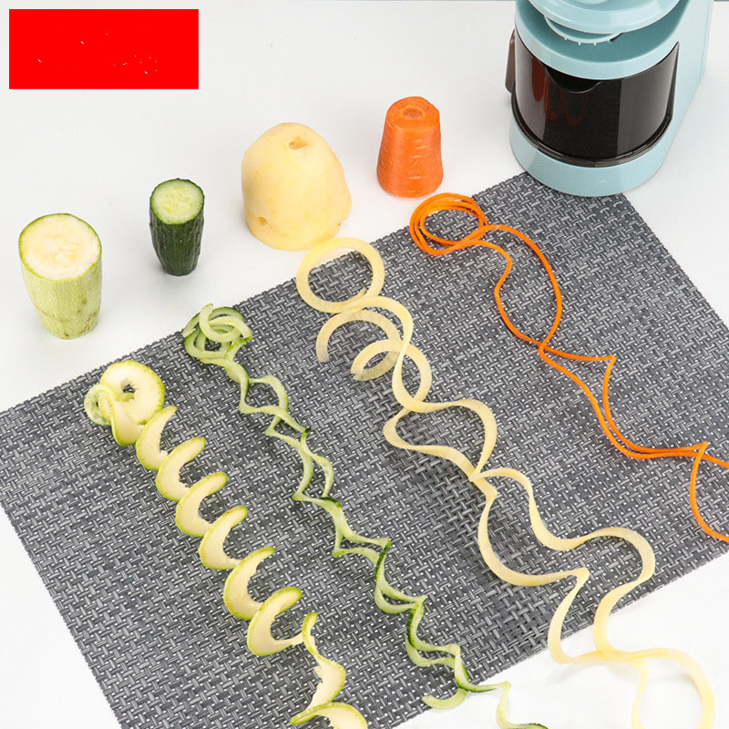 Spiral Grater, Vertical Hand-Operated Filament Vegetable Cutter, Salad Artifact, Vegetable Cutter