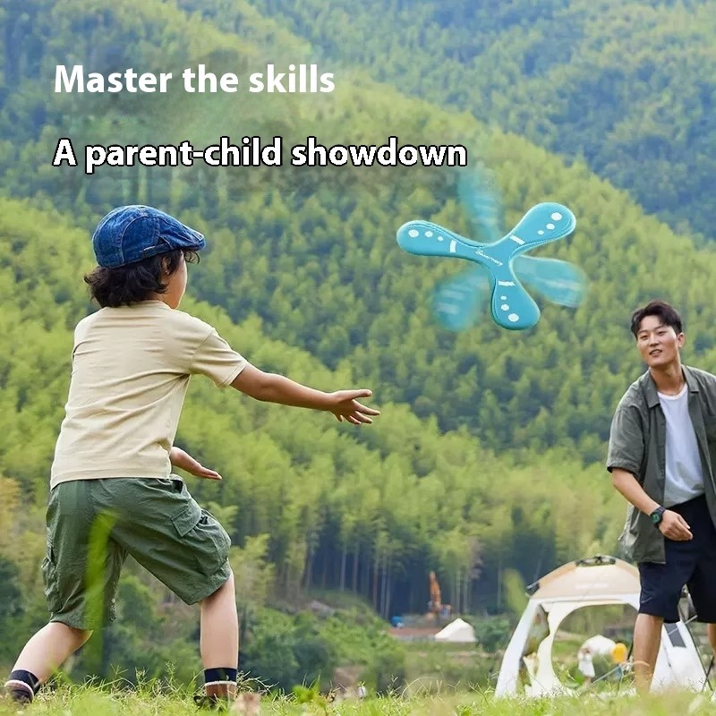 Children's Hand Throw Soft Boomerang Flying Disc