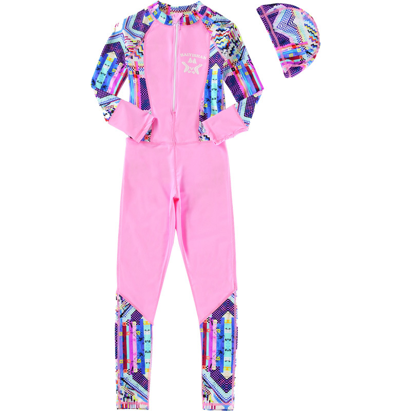 Fashion Boys And Girls One-piece Diving Swimsuit