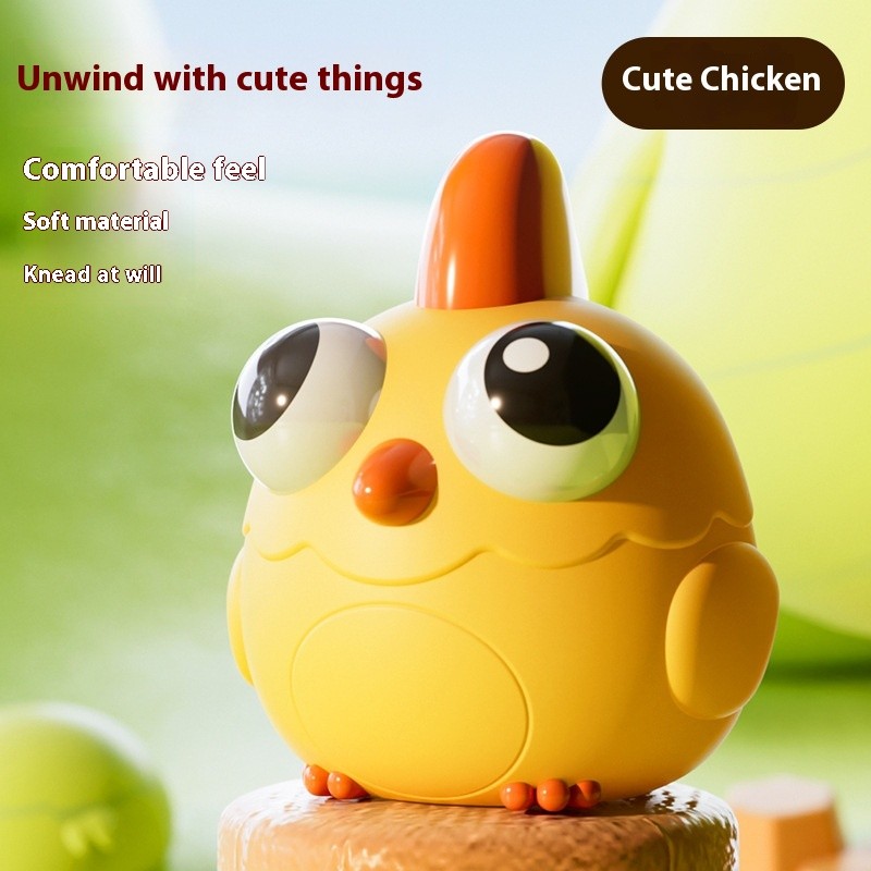 Creative Eye-popping Stuff Squeezing Toy Decompression Little Doll