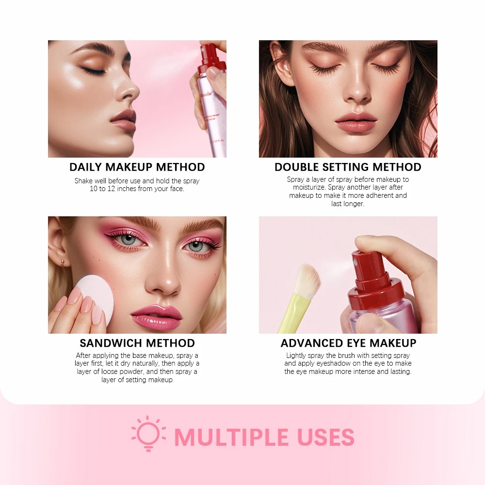 Mattifying Waterproof Setting Spray Glossy Matte Base Makeup Control Oil