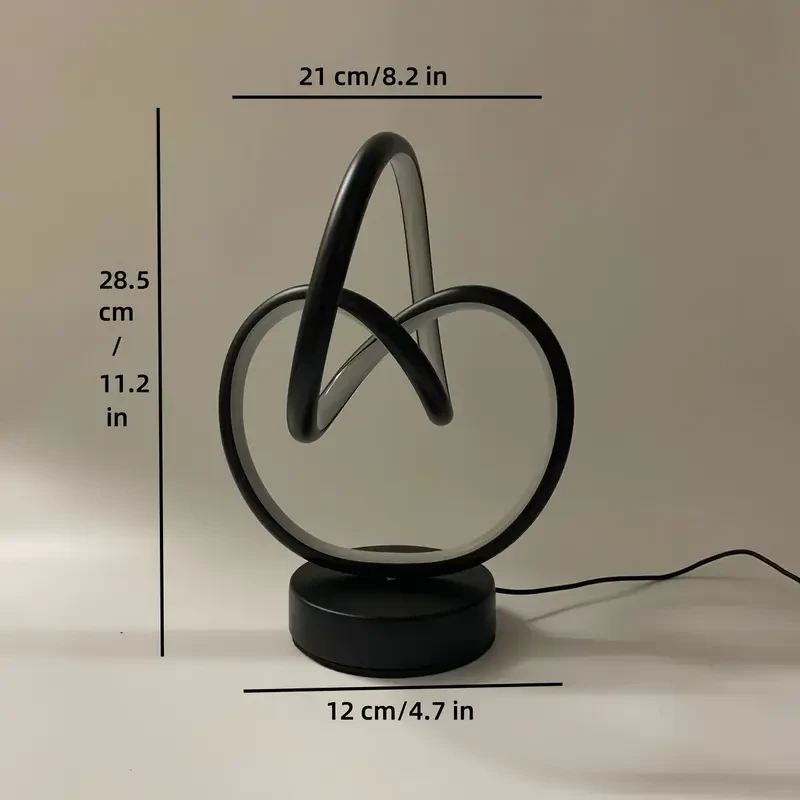 1pc Modern Multi-Use Adjustable Light Luxury Table Lamp - Metal & Plastic Material, Button Control, USB Powered, Google Assistant Compatible for Living Room, Bedroom & Study Room Decor