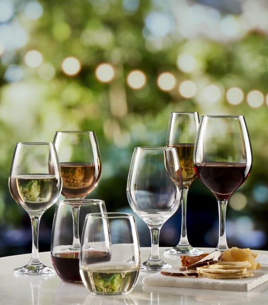 Amber Stemless Wine Glass 440ml Set 6  - Pasabahce