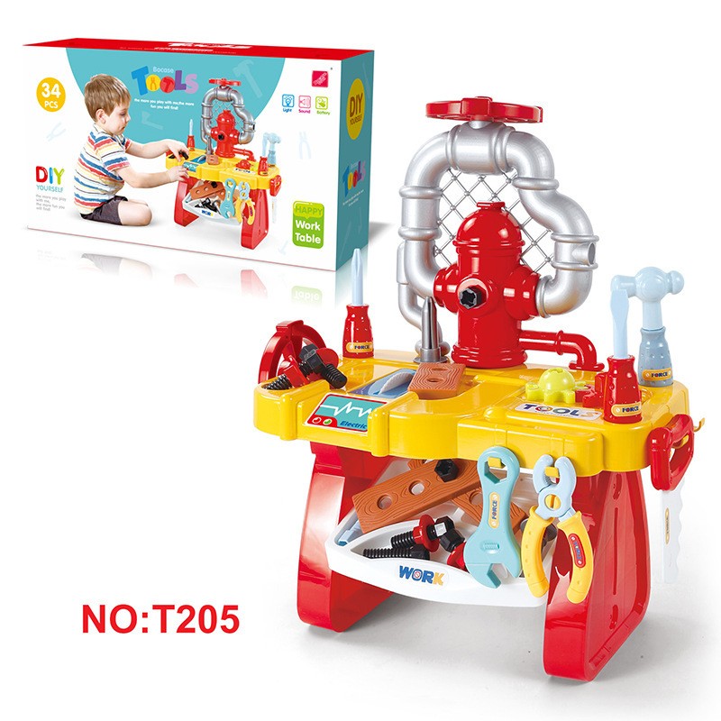 Educational Play House Children's Toy Simulation Electric Drill Toolbox