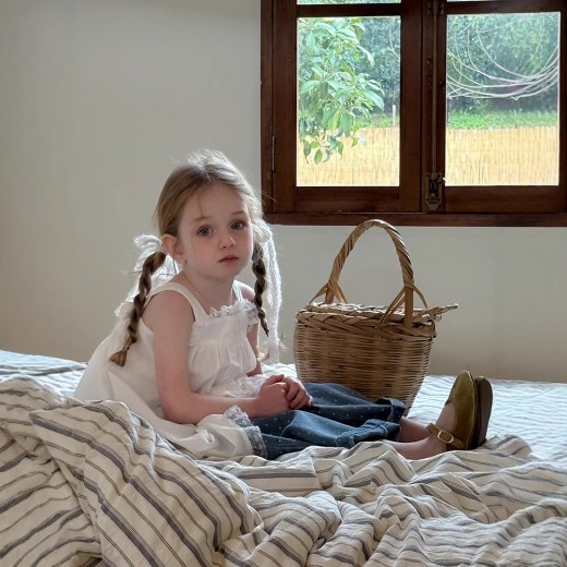 Ballet Style Holiday Girl Lace Sling Dress