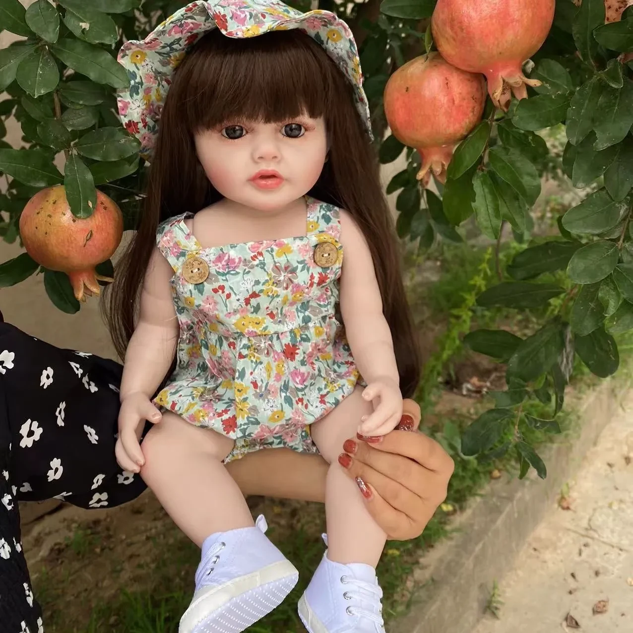 55cm Simulation Cute Baby Girl Toy