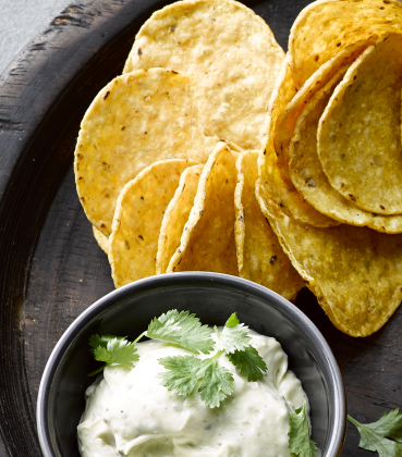 Corn Chip Natural Round Gluten Free