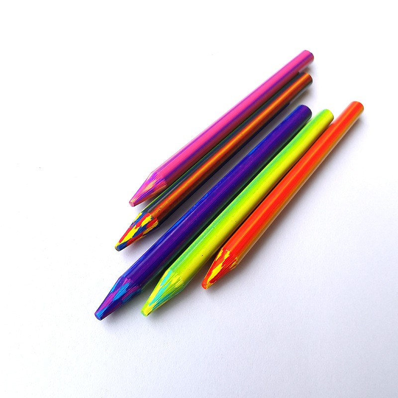 Magic rainbow one stroke multicolor pencil lead