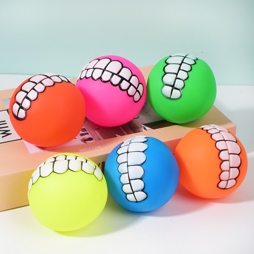 Vocalization Bite-resistant Molar Pet Toy Ball