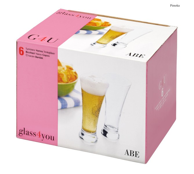 Glass4You Beer 320ml - Set 6 - Pasabahce