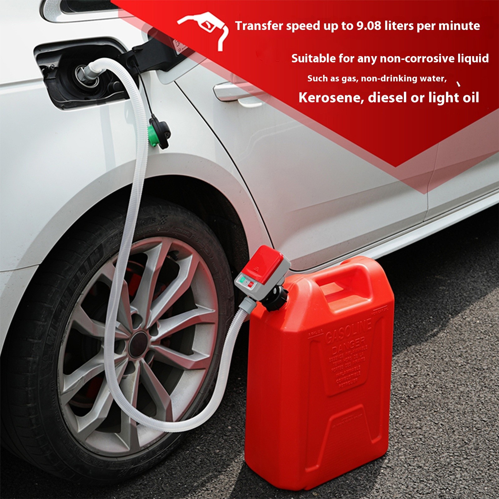 Portable Oil Extractor Dry Battery Gasoline Urea Electric Water Plug Oil