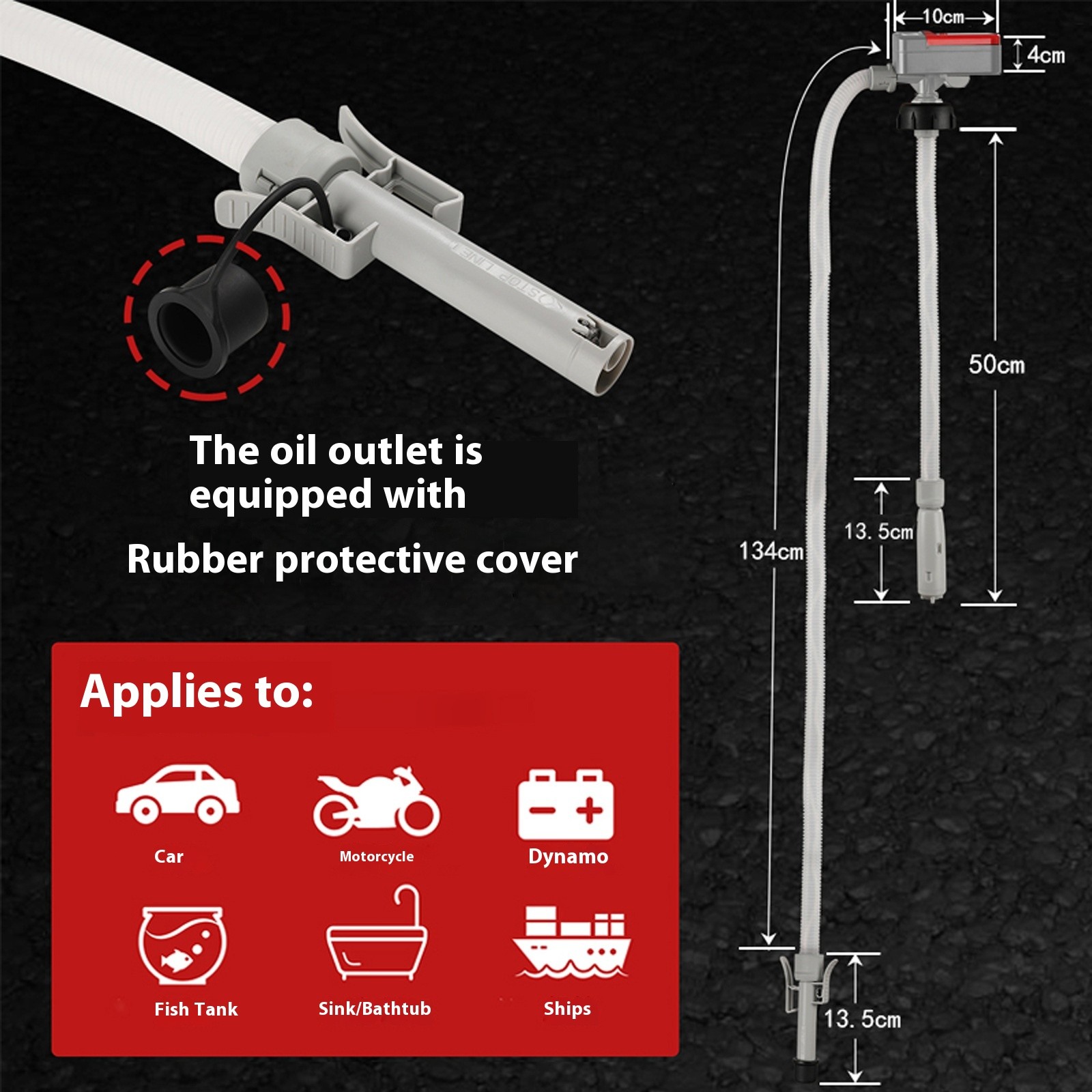 Portable Oil Extractor Dry Battery Gasoline Urea Electric Water Plug Oil