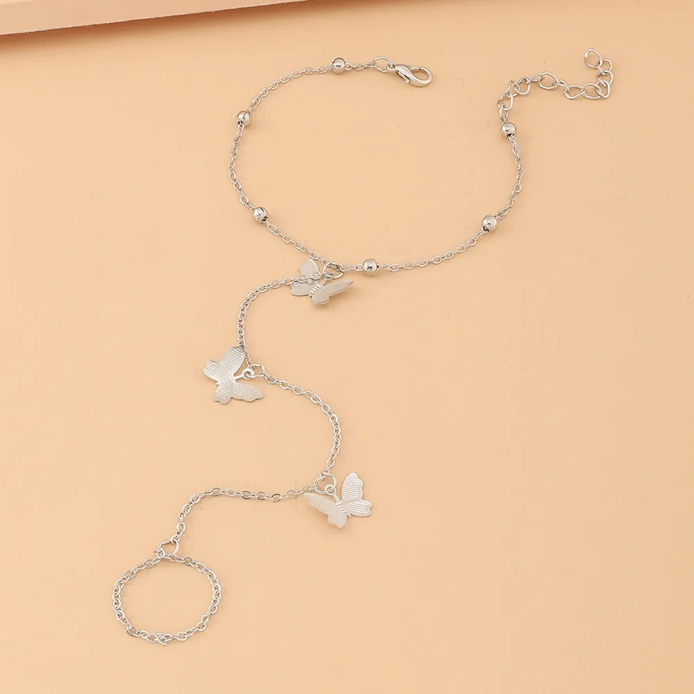 Butterfly Pearl Women's Toe Chain Ornament