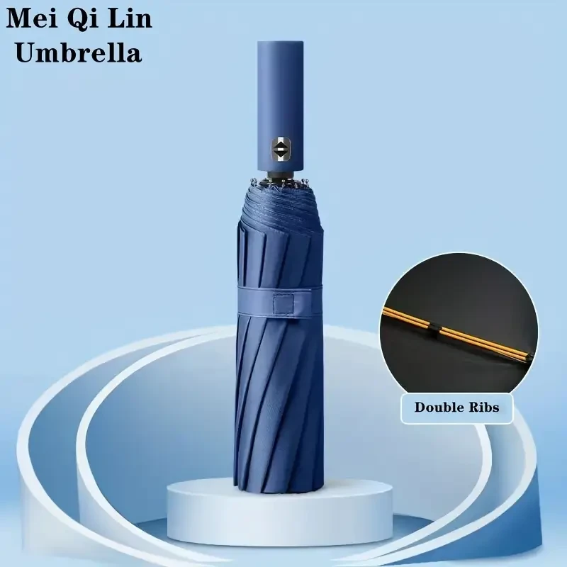 24-Bone Large Reinforced Automatic Umbrella