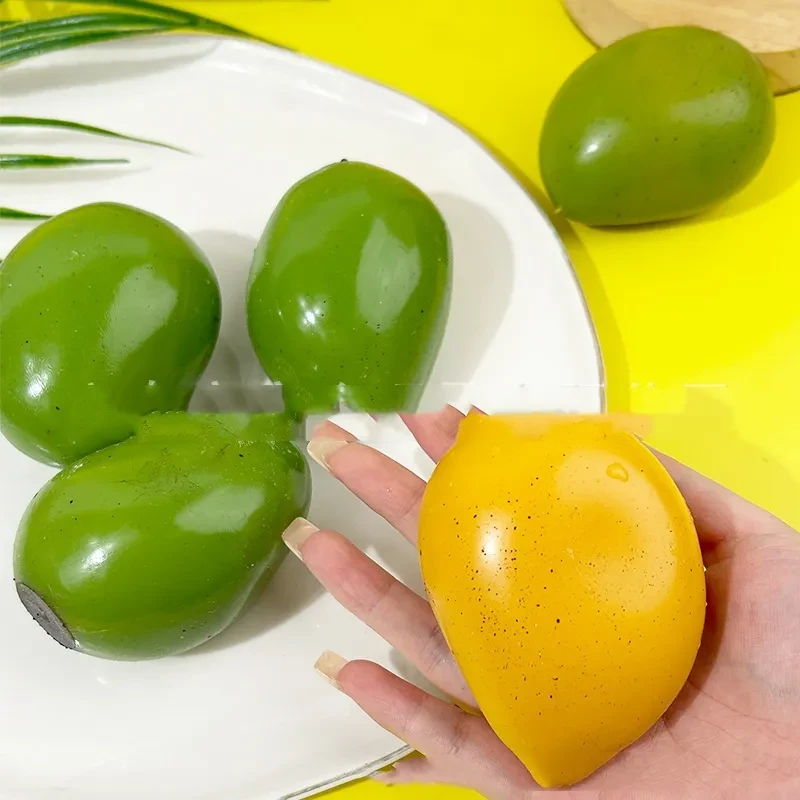 Decompress Creative Color Changing Mango Squeezing Toy