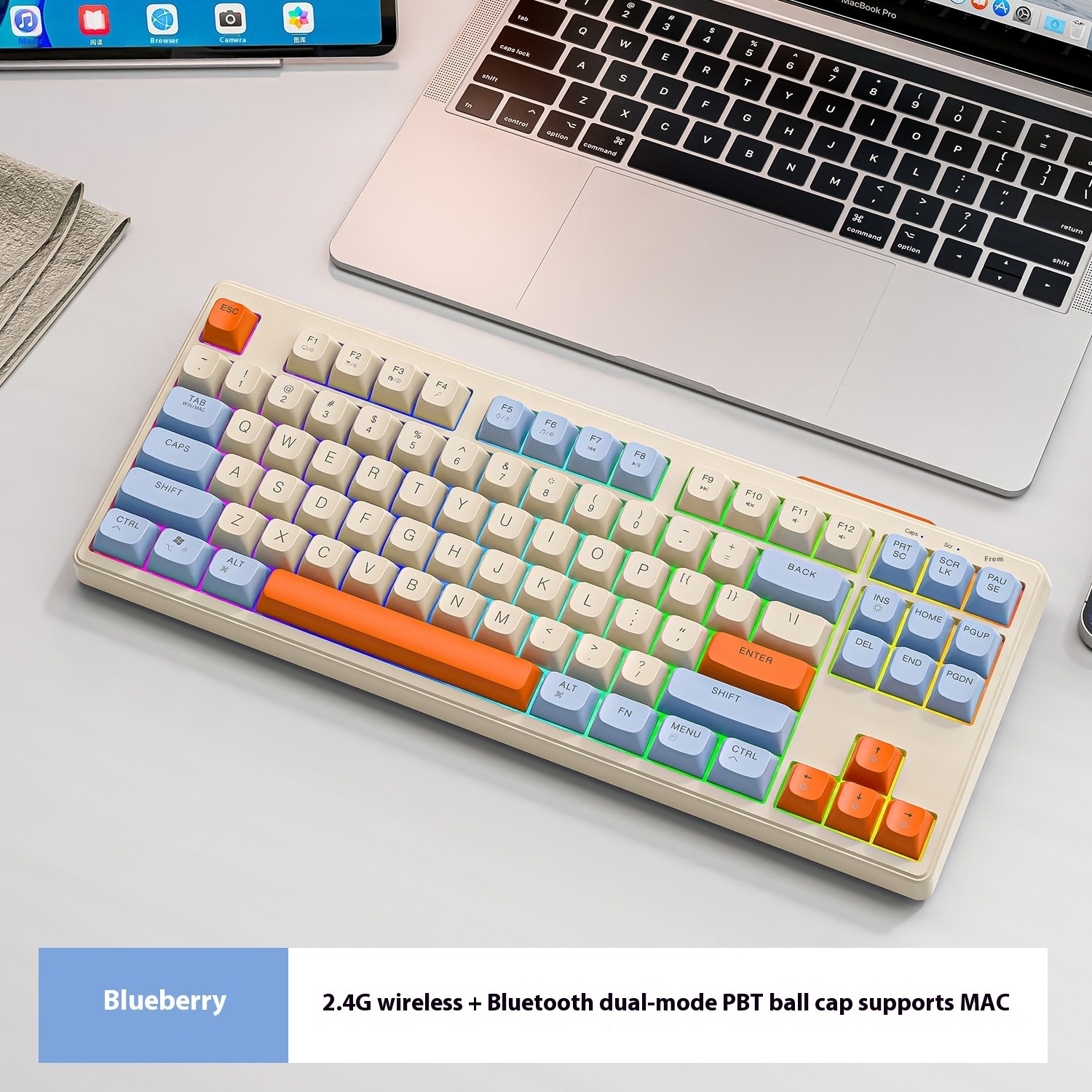 Wireless Bluetooth Dual Mode Mechanical Feeling Keyboard