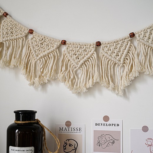 Tassel Woven Small Flag Wall Decoration Wall Room Decorative Tapestry