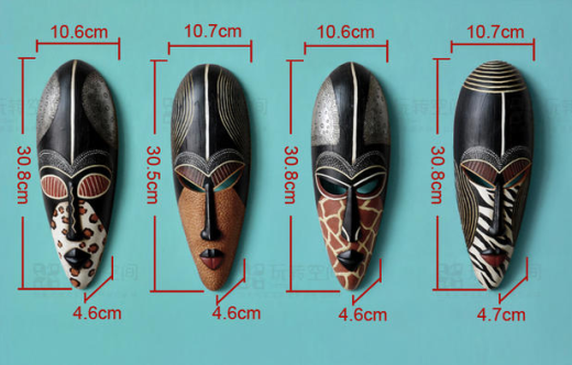 European-style African resin wall decoration