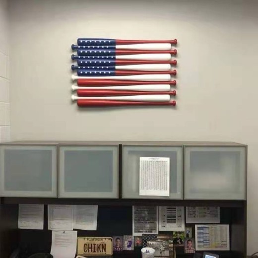 Wooden Crafts Wall Decoration Pendant Flag