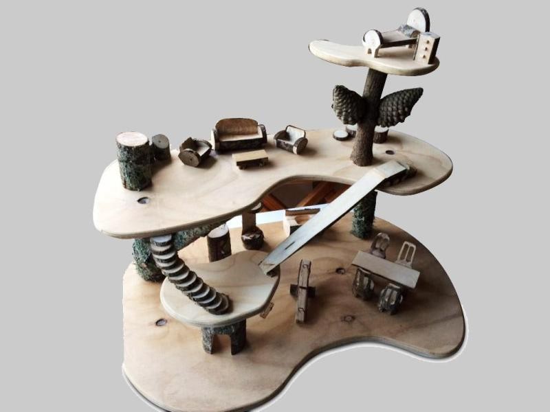 Fairy treehouse  NZ Handmade