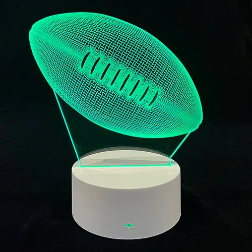 Colour Changing Rugby Ball Night Light