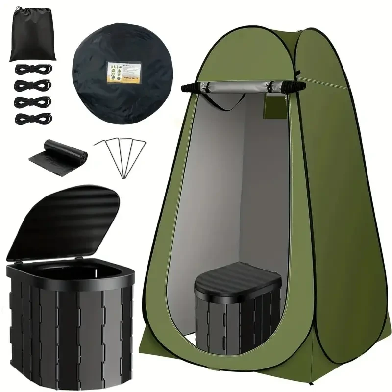 Outdoor Privacy Tent Set with Washroom