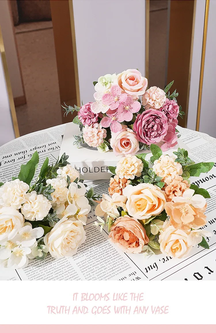 artificial hydrangeas