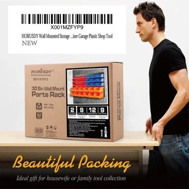 30 Bin Wall Mount Rack