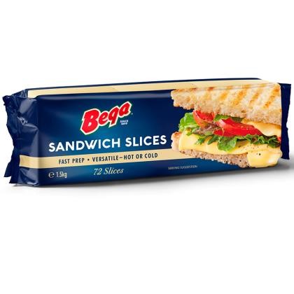 Cheese Processed Slice on Slice Sandwich