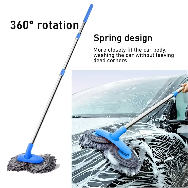 Ultrafine Fiber Durable Long Handle Car Wash Brush