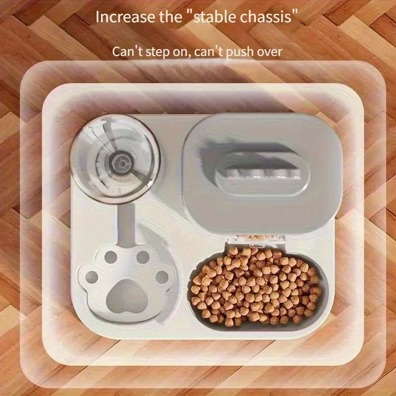 2-in-1 Automatic Pet Feeder & Water Dispenser