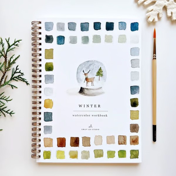 Portable Home Watercolor Exercise Book For Beginners