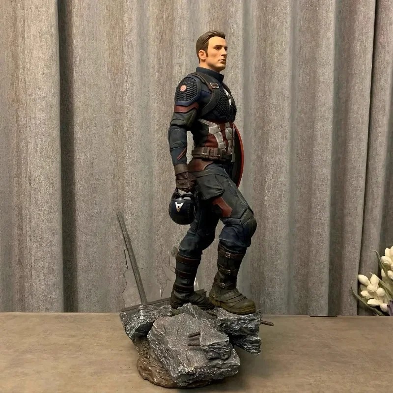 Marvel Avengers Captain America's Double Headed Sculpture Action Figure
