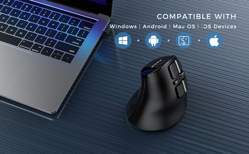 Wireless Bluetooth Dual-mode Rechargeable Optical Mouse
