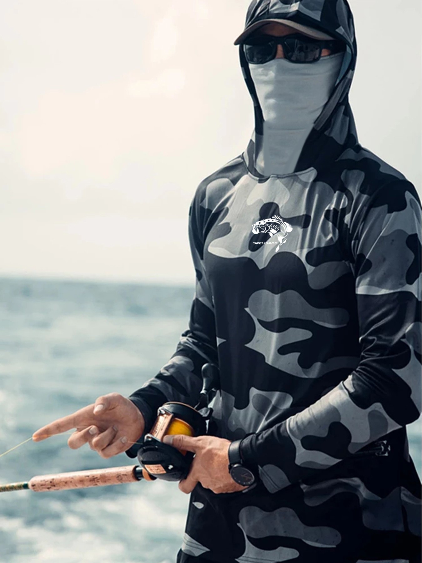 Fishing Shirt With Mask